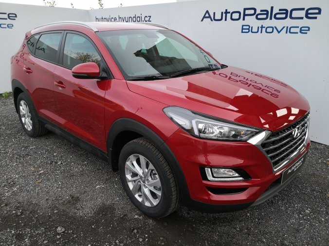 Hyundai Tucson, 1,6 T-GDi 130 kW (95 NAT) 6 st. man, barva červená