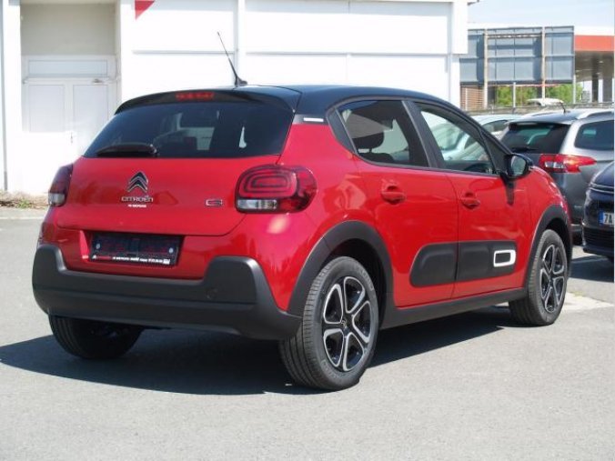 Citroën C3, Feel Pack 1,2PT 83, barva červená