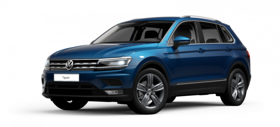 Volkswagen Tiguan, Maraton Edition 1,5 TSI ACT 7DSG, barva modrá