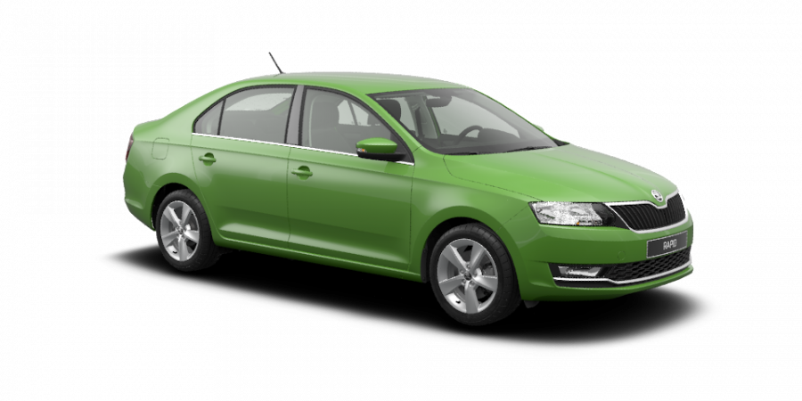 Škoda Rapid, 1,0 TSI 81 kW 6-stup. mech., barva zelená