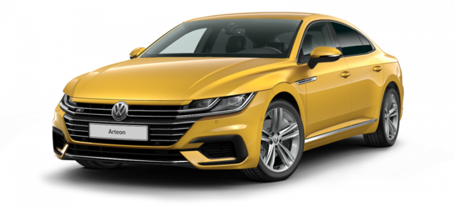 Volkswagen Arteon, R-line 2,0 TDI SCR DPF 7DSG, barva žlutá