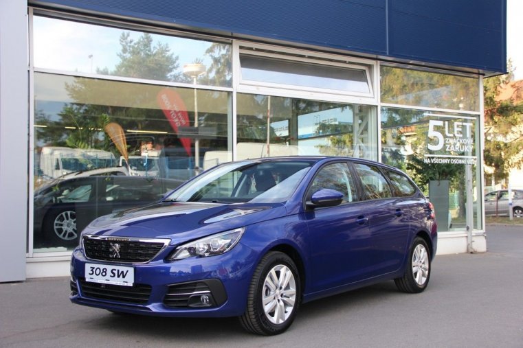 Peugeot 308, SW ACTIVE 1.2 PureTech 130 MAN, barva modrá