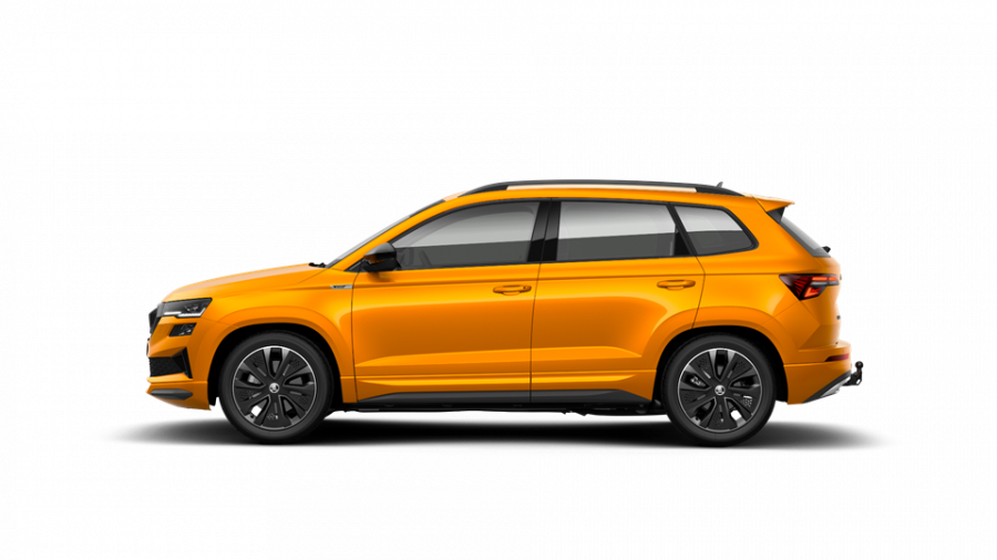 Škoda Karoq, 1,5 TSI 110 kW 6-stup. mech., barva oranžová