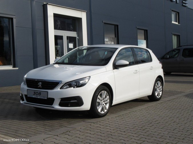 Peugeot 308, ACTIVE 1.2 PureTech 110 MAN6, barva bílá