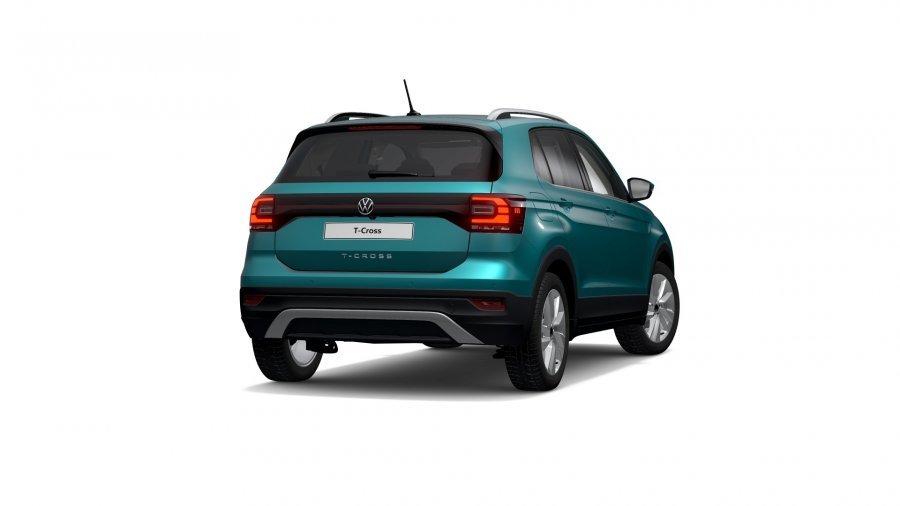 Volkswagen T-Cross, T-Cross Style 1,0 TSI 81 kW 7DSG, barva tyrkysová