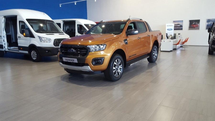 Ford Ranger, Double Cab Wildtrak, Dvojkabina, 3.2 TDCi 147 kW/200 k, 6st. automatická, 4WD, barva oranžová