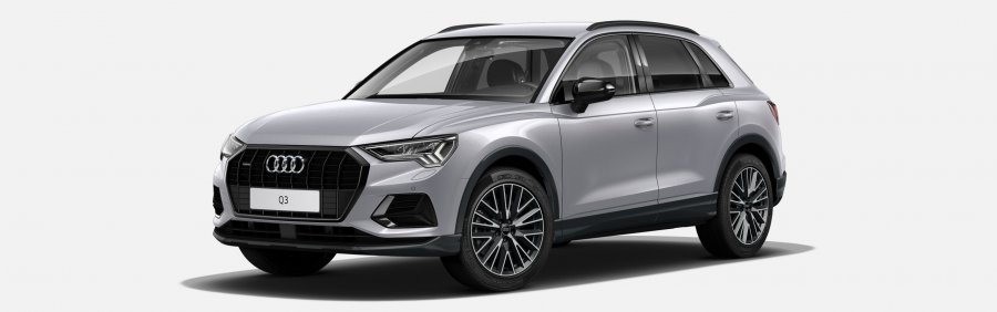 Audi Q3, Q3 Advanced 35 TDI 110 kW q, barva stříbrná