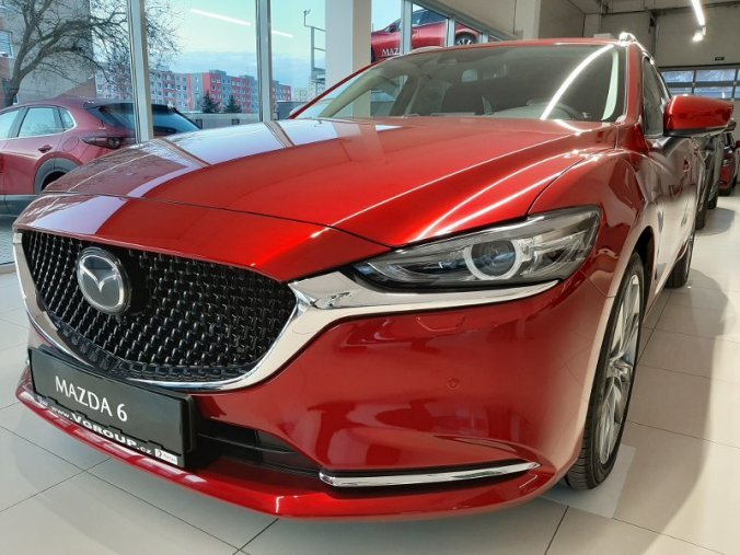 Mazda 6, 2,5i 194k A/T - odběr 03/2020, barva červená