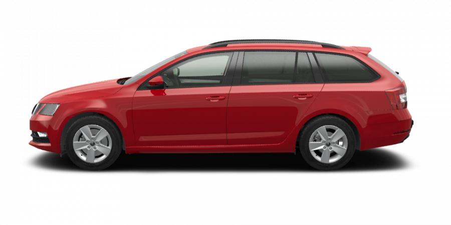 Škoda Octavia, 1,5 TSI 110 kW 6-stup. mech., barva červená