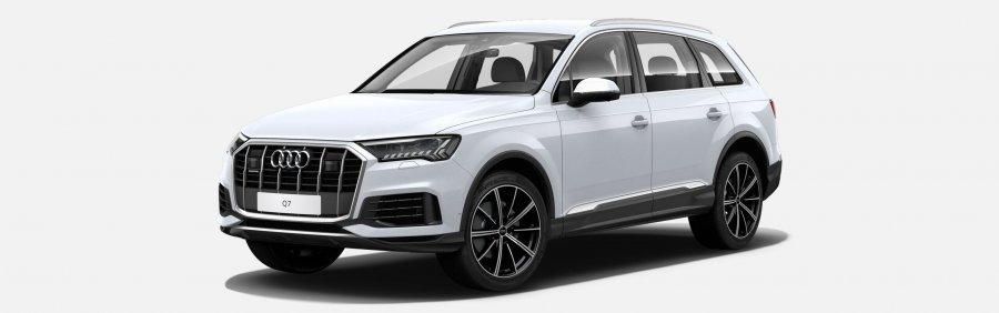 Audi Q7, Q7 50 TDI quattro, barva bílá