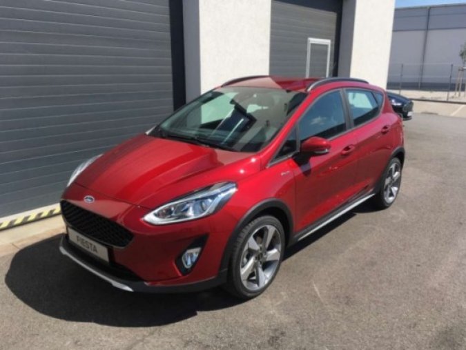 Ford Fiesta, 1.0 EcoBoost, barva červená