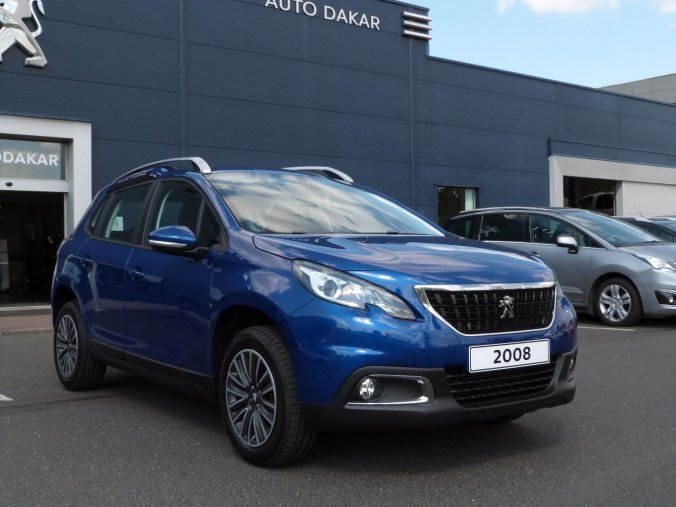 Peugeot 2008, ACTIVE 1.2 PureTech Turbo 110k Paket CITY + GRIP Control, barva modrá