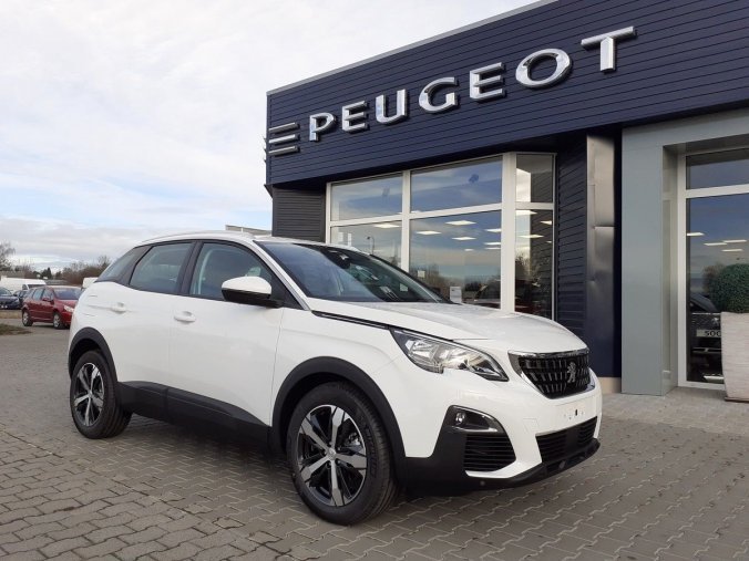 Peugeot 3008, Active 1,5 BlueHDI 130k, barva bílá