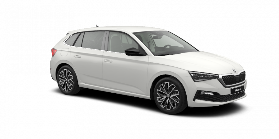 Škoda Scala, 1,6 TDI 85 kW 6-stup. mech., barva bílá