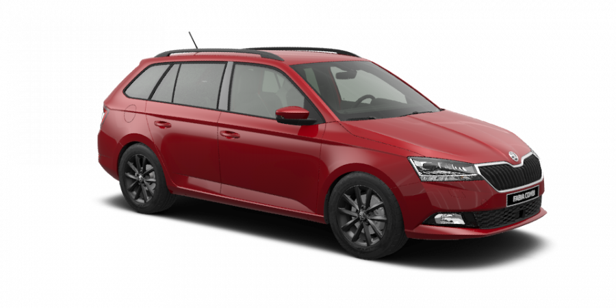 Škoda Fabia, 1,0 TSI 81 kW 6-stup. mech., barva červená