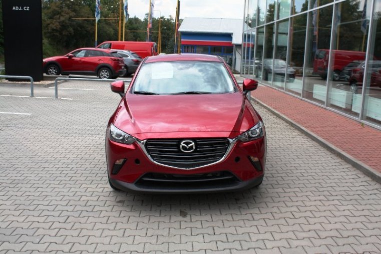 Mazda CX-3, SKYACTIV-G, barva červená