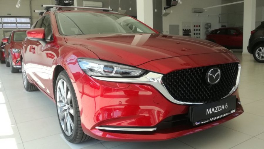 Mazda 6, 2,5i 194k A/T, barva červená