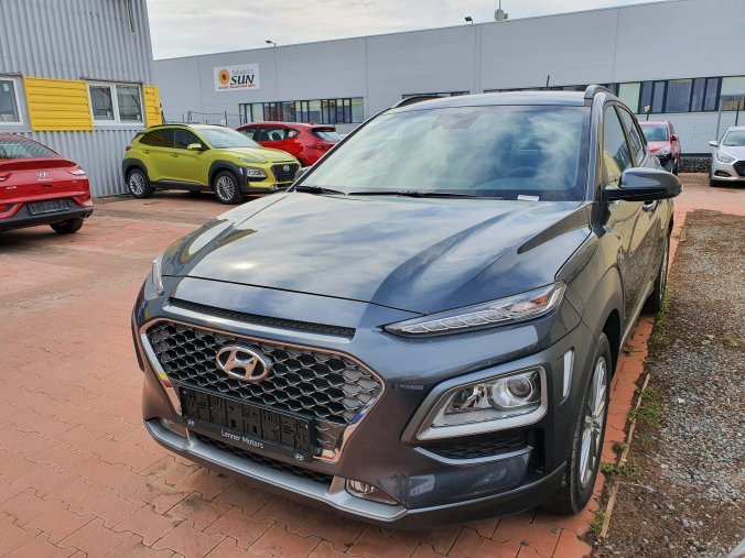 Hyundai Kona, 1,0 T-GDI 88 kW (95 NAT) 6 st. man, barva stříbrná