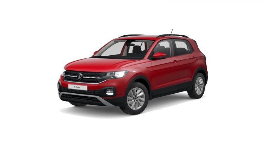 Volkswagen T-Cross, Life 1,0 TSI 70 kW 5G, barva červená