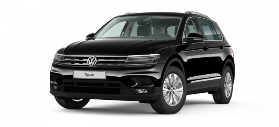 Volkswagen Tiguan, CL R-line 2,0 TSI 4M OPF 7DSG, barva černá