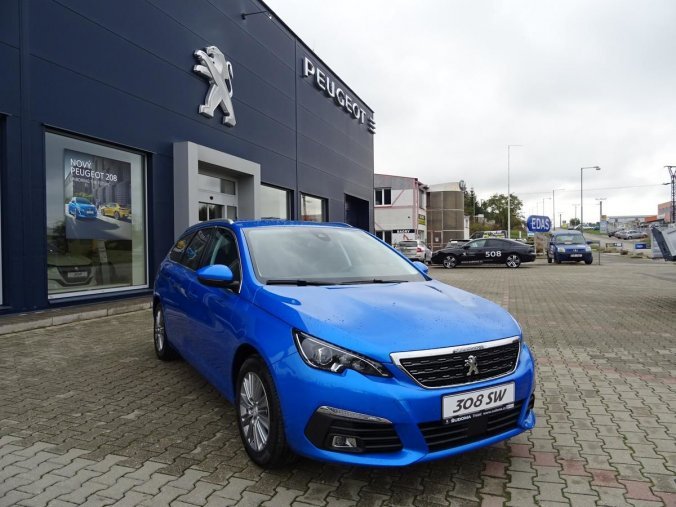 Peugeot 308, SW ALLURE PACK 1.2PureTech 130, barva modrá