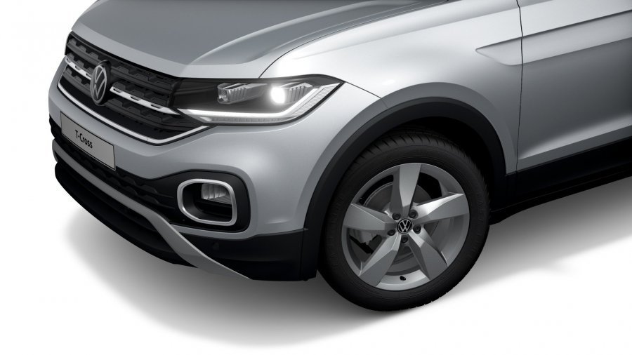 Volkswagen T-Cross, T-Cross Style 1,0 TSI 81 kW 6G, barva stříbrná