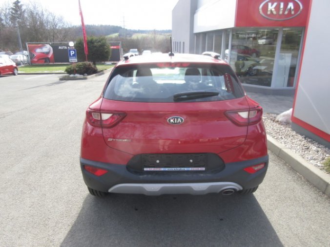 Kia Stonic, 1.2 CVVT exclusive, barva červená