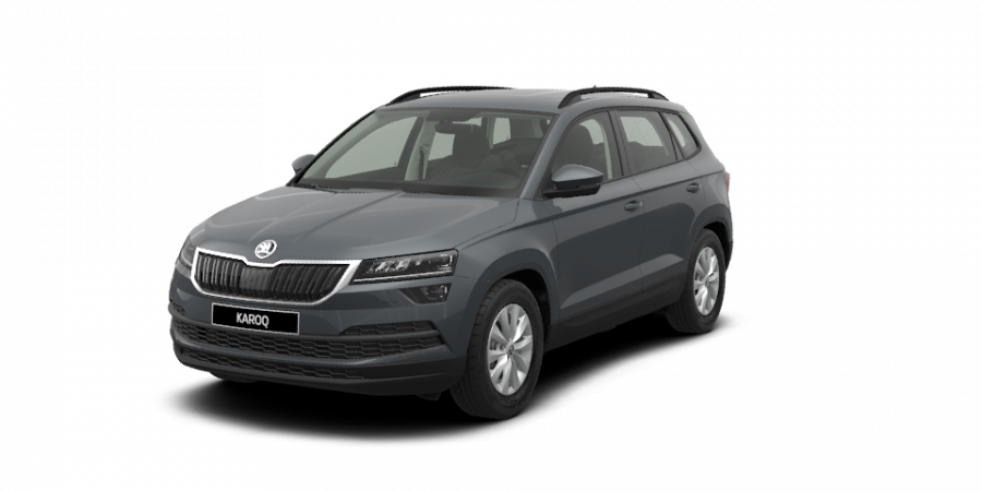 Škoda Karoq, 1,5 TSI 110 kW 6-stup. mech., barva šedá