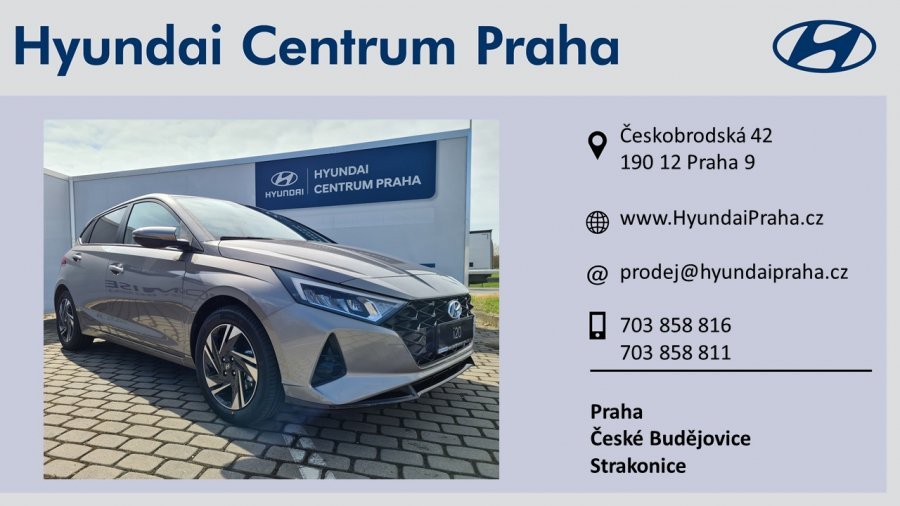 Hyundai i20, 1,0 T-GDI 74 kW (95 NAT) 6 st. man, barva hnědá