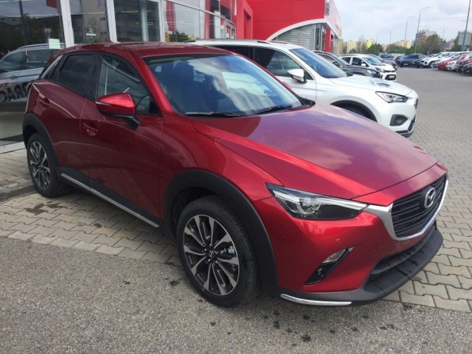 Mazda CX-3, 2,0 Skyactiv-G150 AWD, barva červená