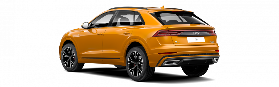 Audi Q8, Q8 50 TDI quattro, barva oranžová