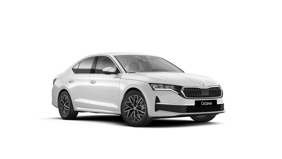 Škoda Octavia, 1,5 TSI m-HEV 85 kW 7-stup. automat., barva bílá