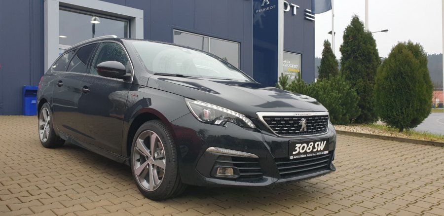 Peugeot 308, SW GT LINE 1.2 PureTech 130 S&S MAN6 - NAVI, FULL LED, barva černá