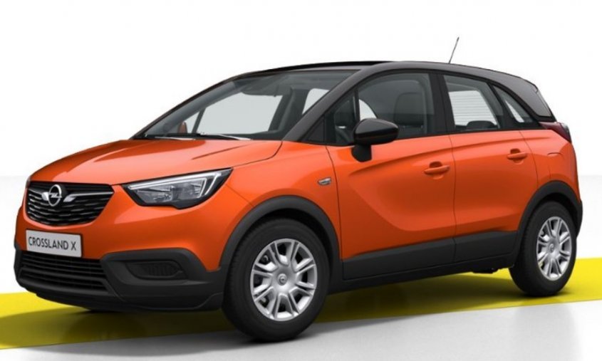 Opel Crossland X, SMILE 1,2 61kW, barva oranžová