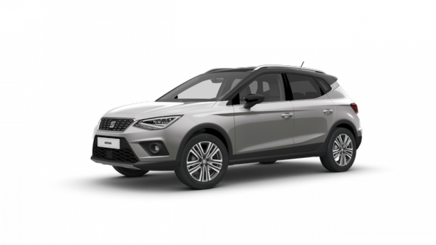 Seat Arona, Xcellence 1.0 TSI 115k, barva stříbrná