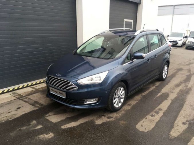 Ford C-MAX, Titanium, Grand, 1.5 EcoBoost 110 kW/150 k, 6st. manuální, barva modrá