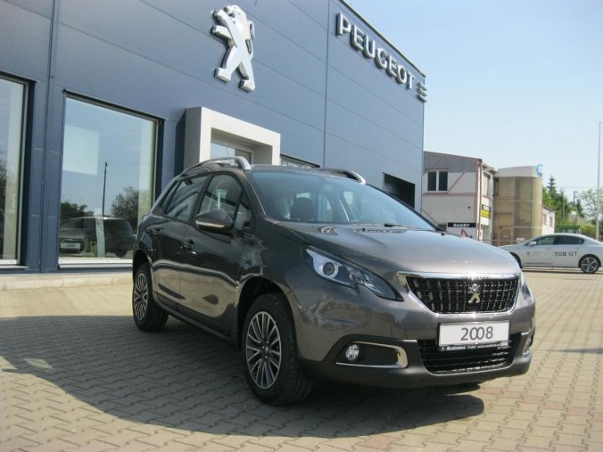 Peugeot 2008, ACTIVE 1.6 BlueHDi 100k MAN5, barva šedá