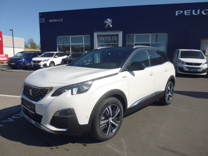 Peugeot 3008, GT LINE 1.6 PT 180k EAT8, barva bílá