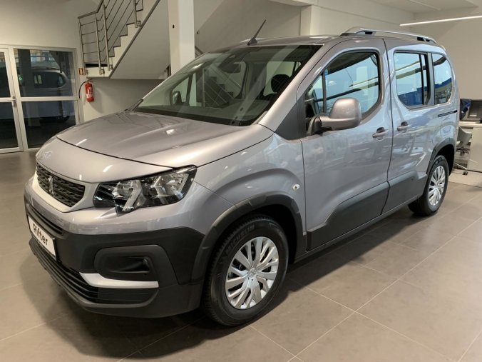 Peugeot Rifter, Active 1.2 PureTech, 110k, 6M, barva stříbrná