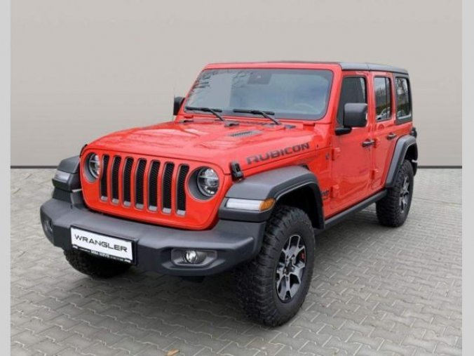 Jeep Wrangler, 2.2 CRD Rubicon 8ATX, barva červená