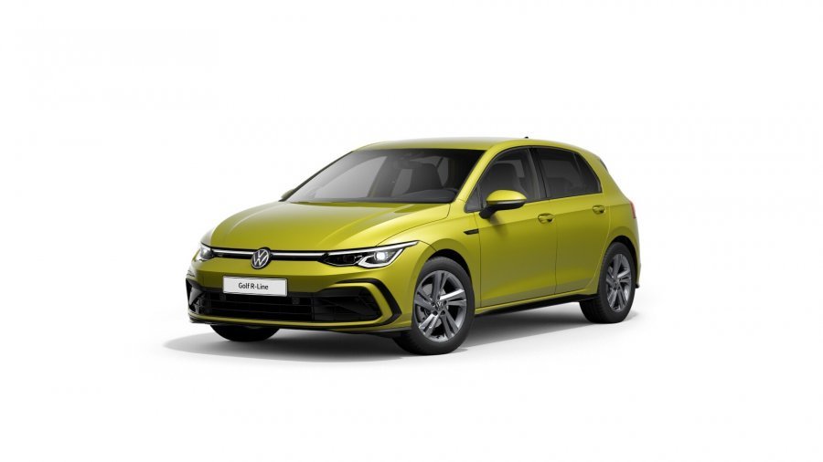 Volkswagen Golf, Golf R-line 1,5 eTSI 7DSG mHEV, barva žlutá