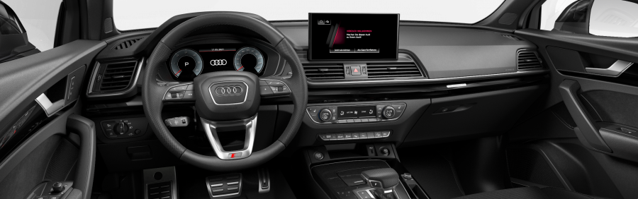 Audi Q5 Sportsback, Q5 SB S line 50 TDI 210kW quattro, barva černá