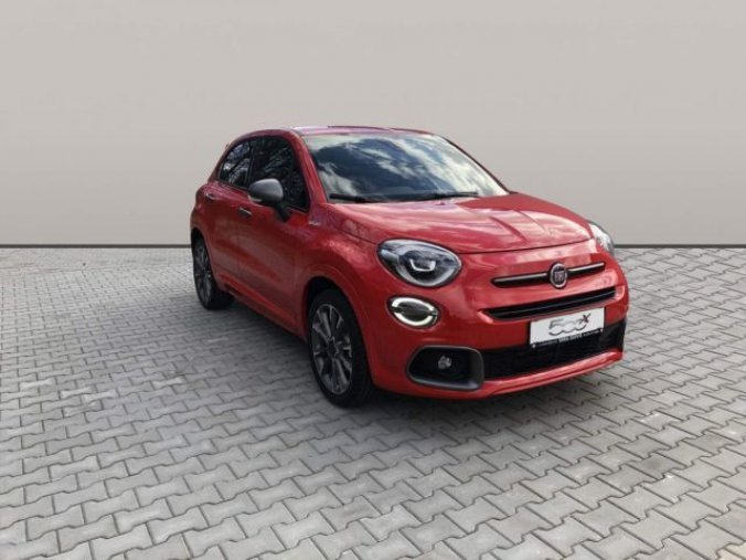 Fiat 500X, SPORT 1.0 120k, barva červená