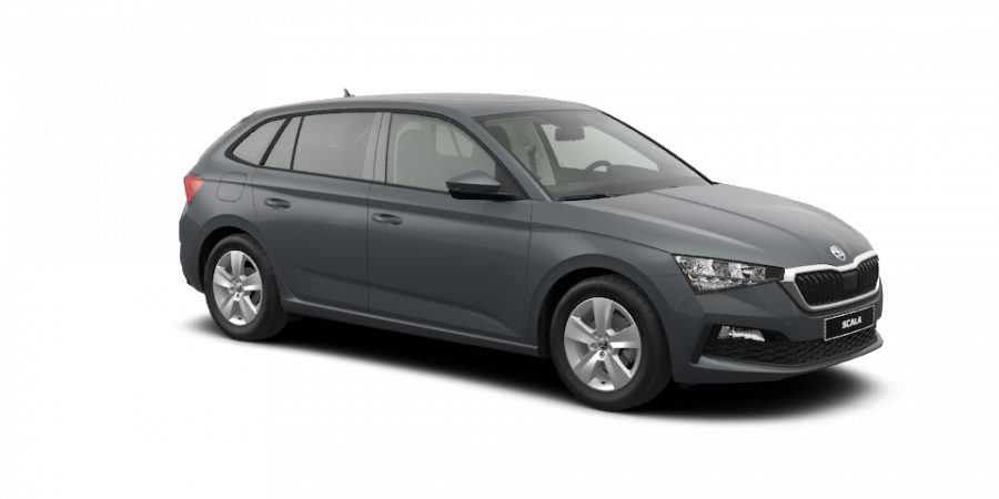 Škoda Scala, 1,0 TSI 85 kW 6-stup. mech., barva šedá