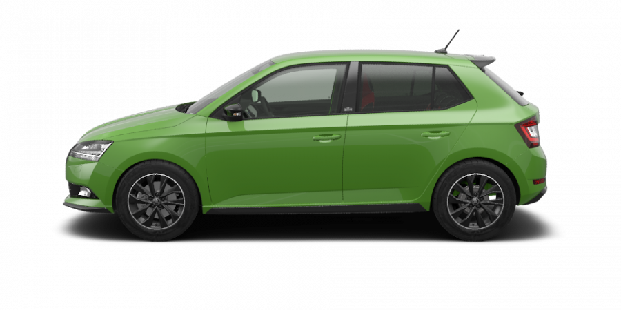 Škoda Fabia, 1,0 TSI 70 kW 5-stup. mech., barva zelená