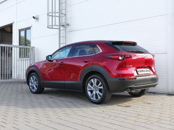 Mazda CX-30, 2,0 Skyactiv-X 180k/132kW AT, barva červená