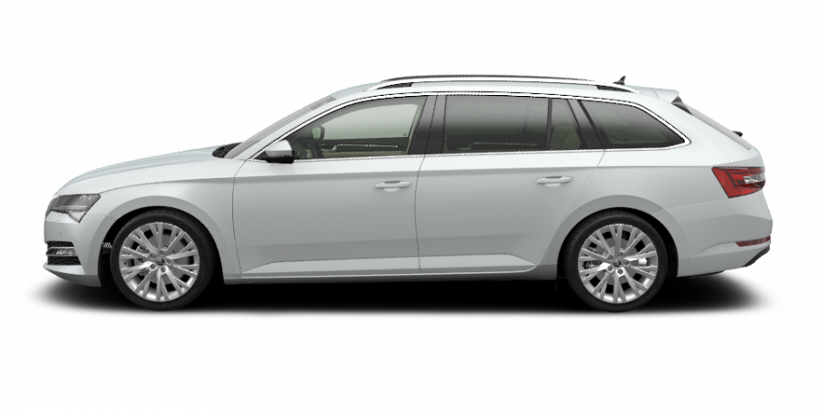 Škoda Superb, 2,0 TDI 140 kW 7-stup. automat., barva bílá