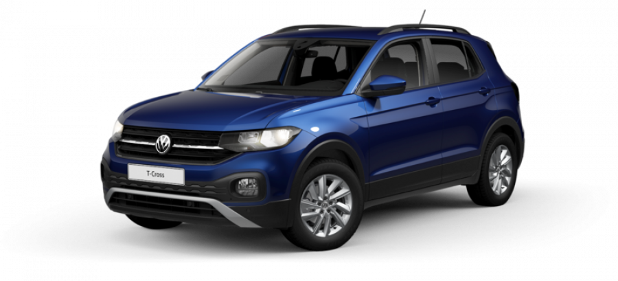 Volkswagen T-Cross, Life 1.0 TSI 70 kW 5G, barva modrá