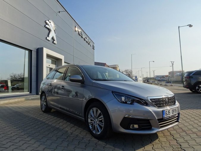 Peugeot 308, SW ALLURE 1.2 PT 130k EAT8, barva šedá