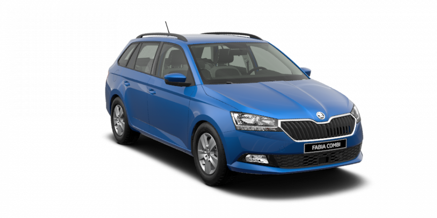 Škoda Fabia, 1,0 TSI 70 kW 5-stup. mech., barva modrá